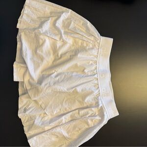 Alo White Athletic Skirt